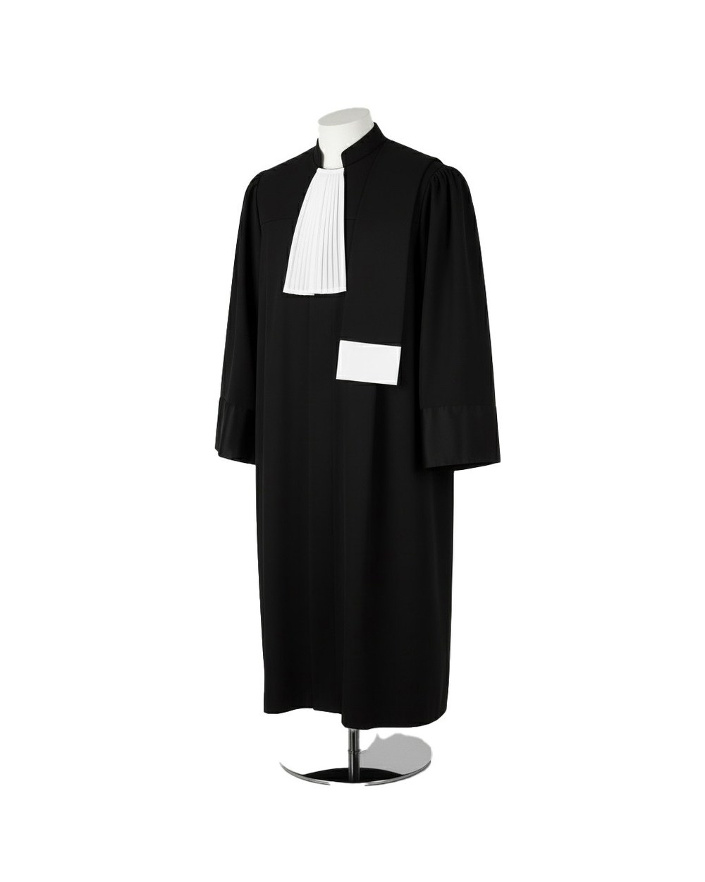 Robă de avocat Prestige, vedere semi-profil — croială dreaptă, unisex