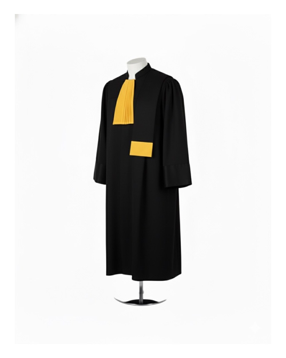 Robă de consilier juridic Prestige, vedere semi-profil — croială dreaptă, unisex
